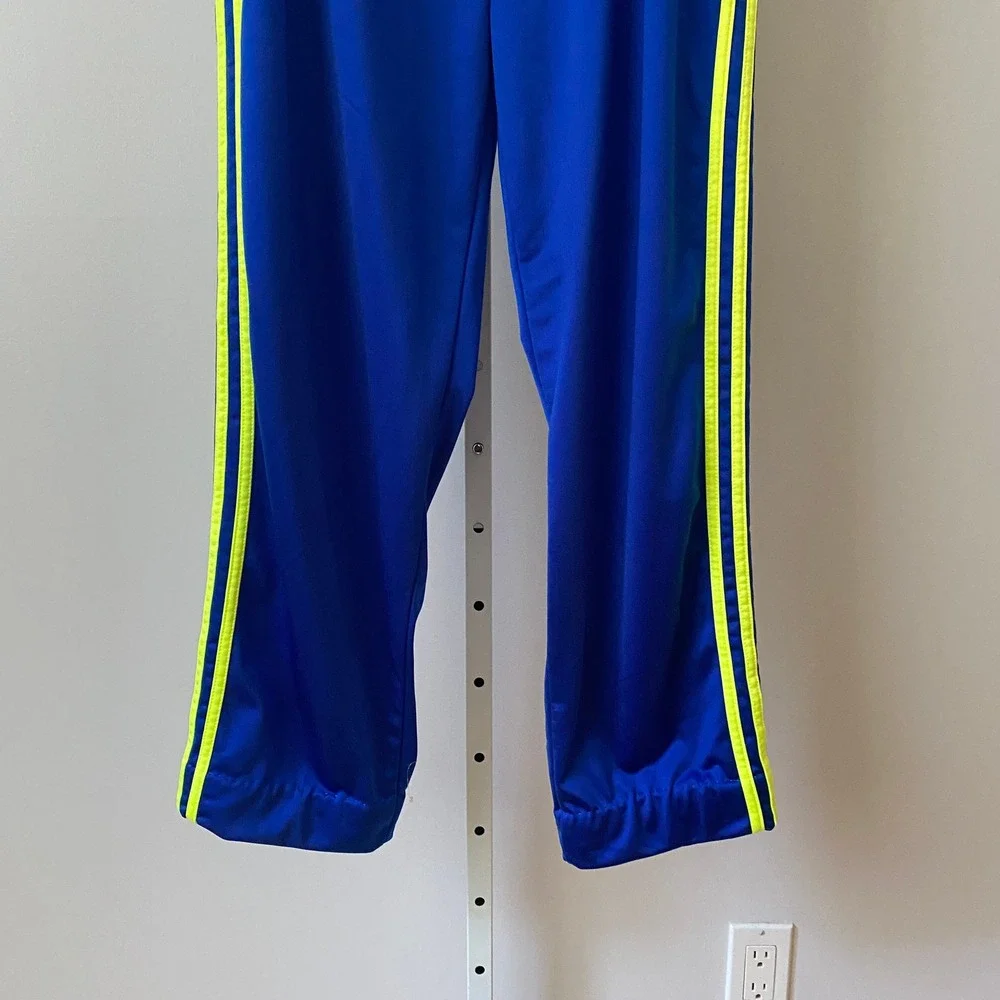 Adidas Sporty Rugged Relaxed Performance Outdoors Track Pants Large Blue